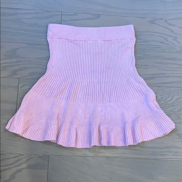 Nwt Free People "Solid Gold" Lavender Mini Skirt - Picture 3 of 6